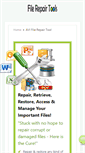 Mobile Screenshot of filerepairtool.net